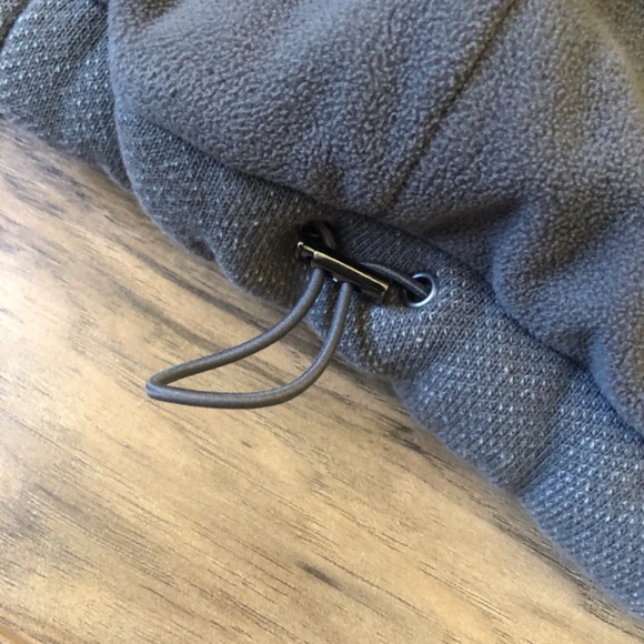 GAP Cozy Gray Puffy Funnel Neck Vest S - Picture 7 of 8